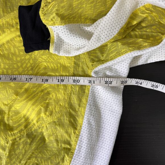 Vintage Adidas Equipment Jacket Mens Medium Zip Up Windbreaker Retro 90s Yellow - Picture 10 of 12